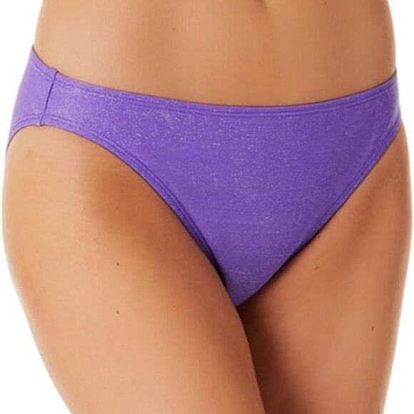 California Waves Metallic Shine Hipster Bikini Bottoms - Picture 7 of 8